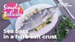 SEA BASS IN A HERB SALT CRUST🐟🌱🌊 #recipes ...