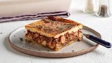 Seafood moussaka