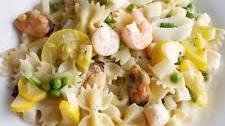 Seafood Pasta Primavera