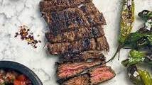 Seared Skirt Steak With Chimichurri Sauce