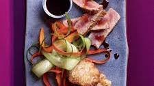 Seared Tuna Steaks with Citrusy Soy Sauce