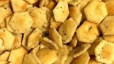 Seasoned oyster crackers