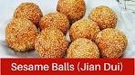 Sesame ball (煎堆)- How to make perfect Jian Dui at home