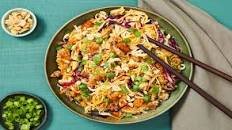 Sesame Szechuan Pork Noodles with Rainbow Cabbage & Peanuts