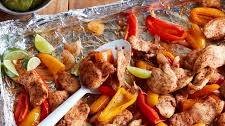 Sheet Pan Chicken Fajitas