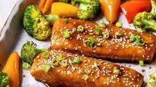 Sheet Pan Teriyaki Salmon and Vegetables