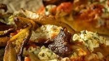 Shiitake Mushroom and Goat Cheese Pizza