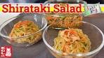 Shirataki Noodle Salad !!!! A simple healthy Japanese style ...