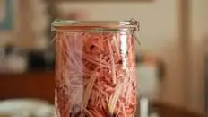 Shredded Kohlrabi Quick Pickle