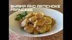 SHRIMP AND ARTICHOKE FRANCESE.....in a luxurious wine ...