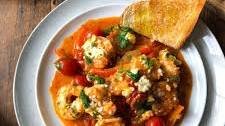 Shrimp saganaki (Γαρίδες σαγανάκι)