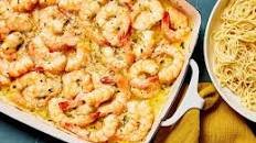 Shrimp Scampi Bake