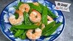 Shrimp Snow Peas Stir Fry