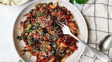 Sichuan Chinese Chicken with Garlic Sauce