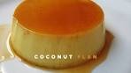 Silky Coconut Flan Recipe | Creme Caramel with Coconut Milk