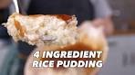 Simple 4 Ingredient One Pan Rice Pudding Recipe - Glen And ...