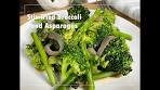 Simple Stir-fried Broccoli and Asparagus in oyster sauce /