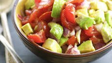 Simple Tomato and Avocado Salad