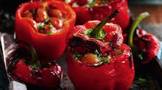 Slimming World's tomato and basil stuffed peppers recipe