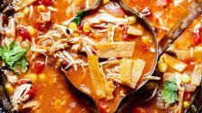 Slow Cooker Chicken Tortilla Soup (Dump-and-Go!)