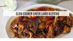 Slow Cooker Kleftiko - Greek Lamb with Vegetables