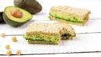 Smashed Chickpea Avocado Salad Sandwich