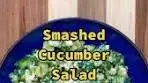 Smashed cucumber salad with feta dressing. 🥗🥒🧀🤤 Salad ...