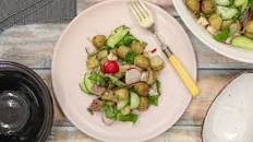 Smoked Eel & Jersey Potatoes Salad