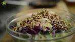 Smoked eel salad with celery walnuts and olive oil and lemon ...