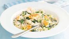 Smoked haddock and spinach risotto