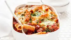 Smoked Kransky & Kale Pasta Bake