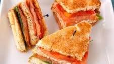 Smoked Salmon Club Sandwich