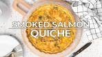 Smoked Salmon Quiche