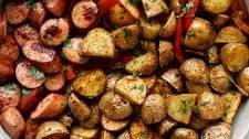 Smoked Turkey Sausage Potato Skillet