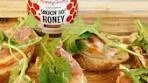 Smokin' Hot Honey Crostini 🌶️ -Slice a fresh baguette into ...