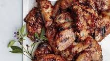 Smokin' Sweet Chicken Wings with Cherry Barbecue Glaze