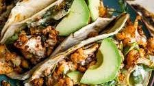 Smoky Cauliflower Tacos With Garlic Sauce
