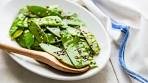 Snow Peas with Garlic and Ginger