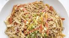 Soba Noodle Salad with Spicy Almond Dressing (Gluten-Free, Dairy-Free, Vegetarian)