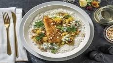 South Indian John Dory & Cauliflower Curry with Garlic Rice & Cucumber Raita