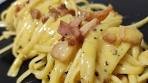 SPAGHETTI ALLA CARBONARA, cremosa con guanciale ...