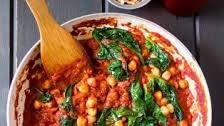 Spanish chickpea and spinach stew