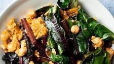 Spanish Style Silverbeet with Chickpeas