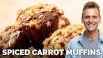 Spiced Carrot Muffins | Delicious recipe for breakfast, dessert ...