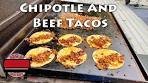 Spicy 🌶 Hot Chipotle Ground Beef Tacos on the Blackstone ...