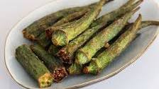 Spicy Air-Fried Okra