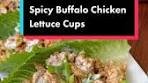 Spicy Buffalo Chicken Lettuce Cups Recipe