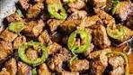 Spicy Cajun steak bites made with Omaha Steaks Private ...