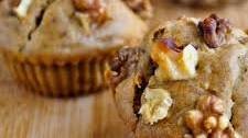 Spicy Carrot Walnut Muffins