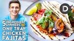 Spicy Chicken Fajitas | 5 INGREDIENT DINNERS